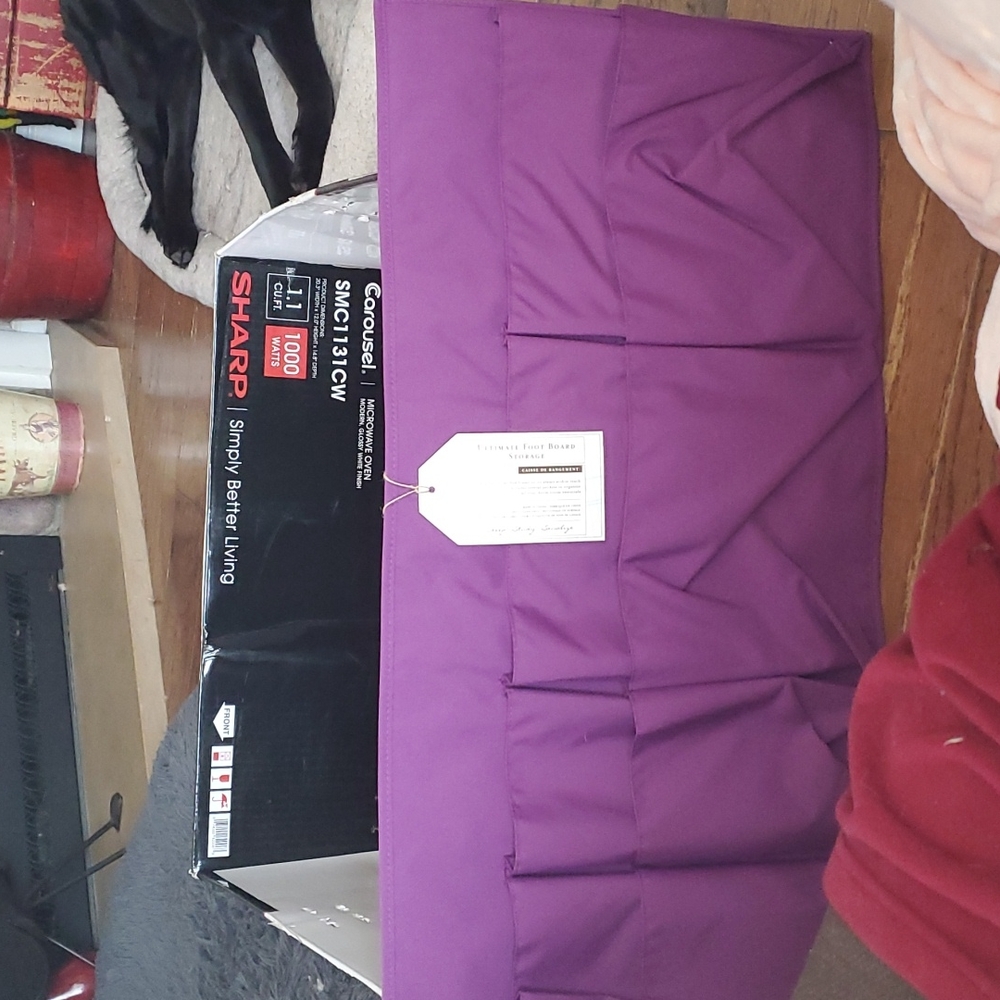 Pottery Barn ultimate foot board storage